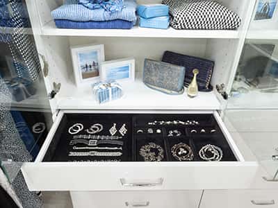 jewllery drawer closet accessory