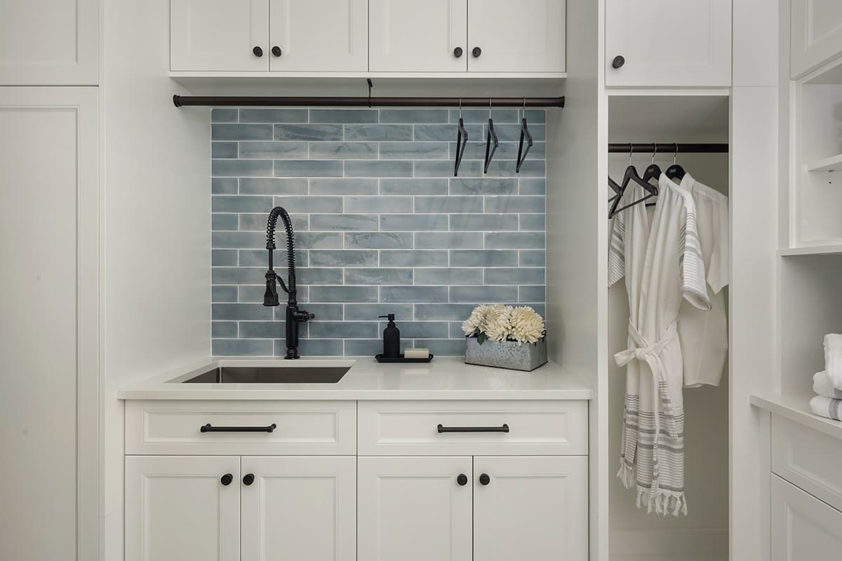 laundry room wall treatment