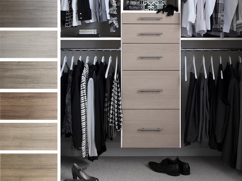 6 woodgrain finishes