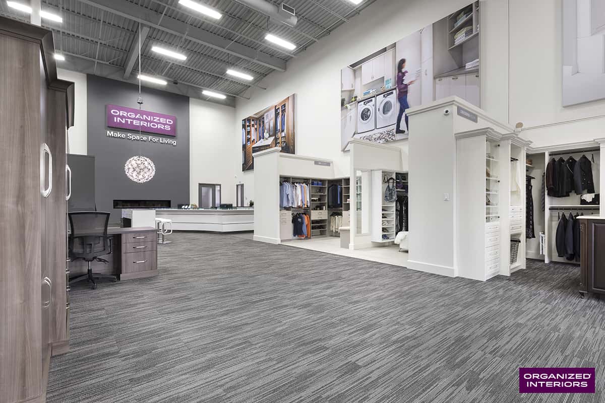 Organized Interiors showroom entrance.