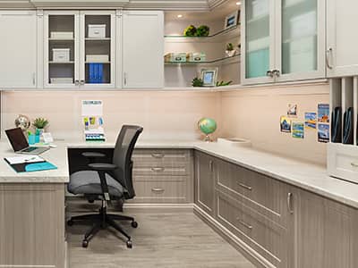 modern home office in a Toronto home