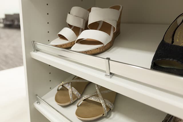 White shoe rack