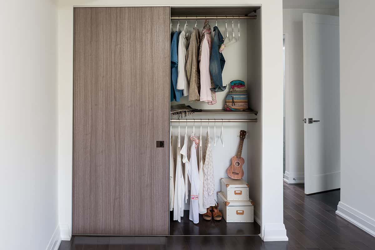 Sliding Door Closet With Drawers Living Room